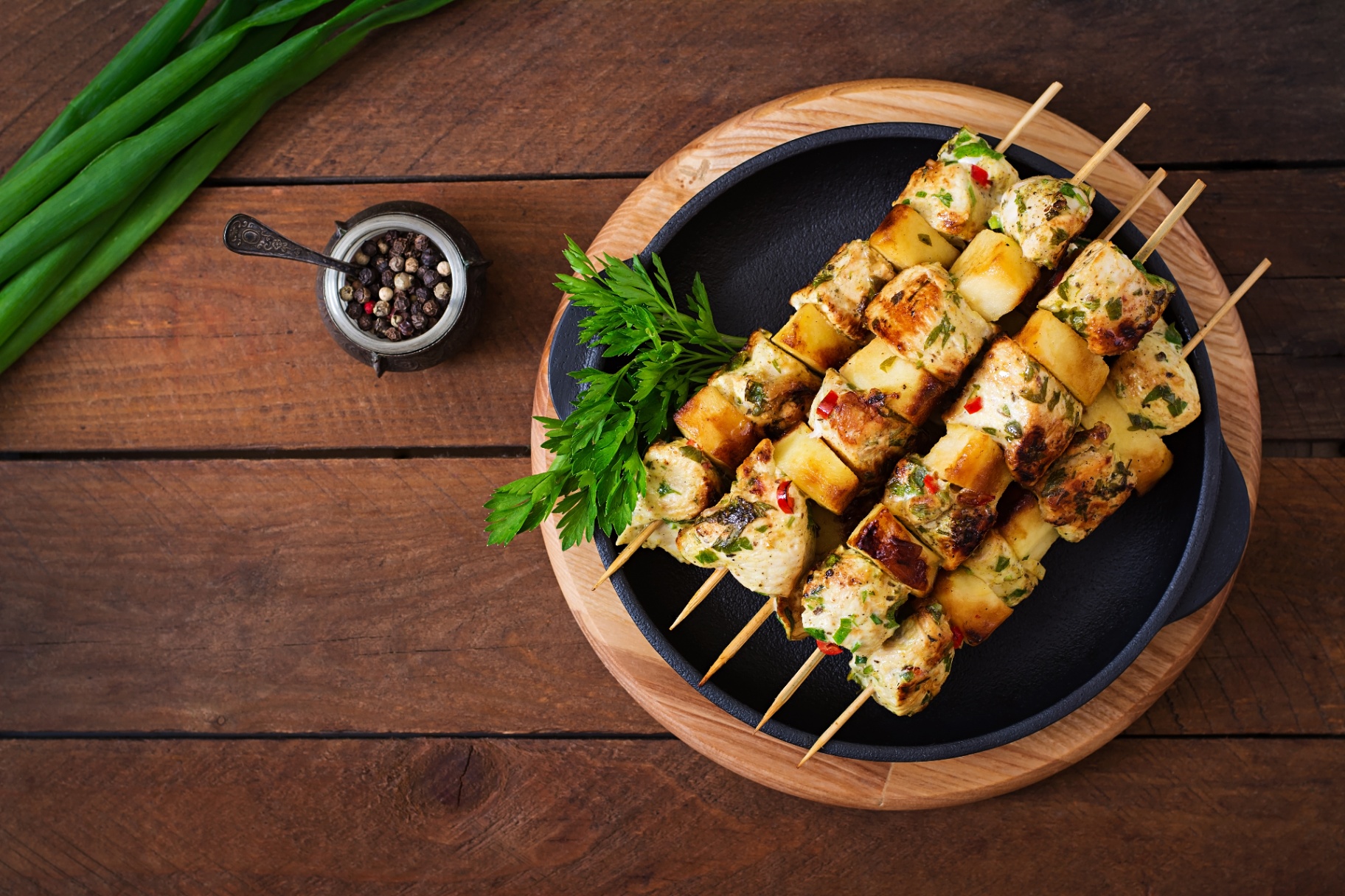 Peri-Peri Paneer Skewers