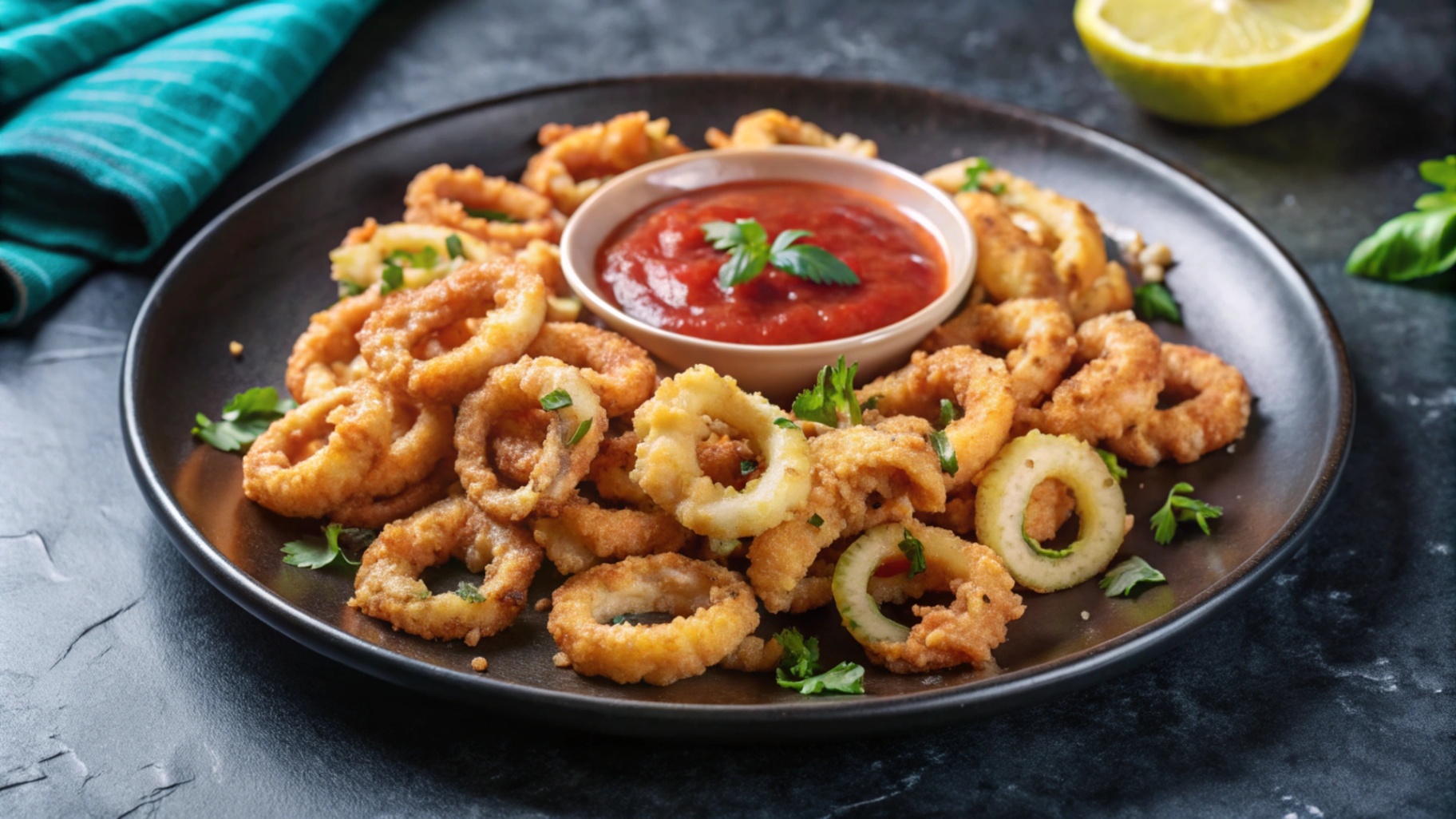 Pepper Calamari Crunch